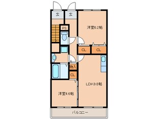 ル－セントベガの物件間取画像